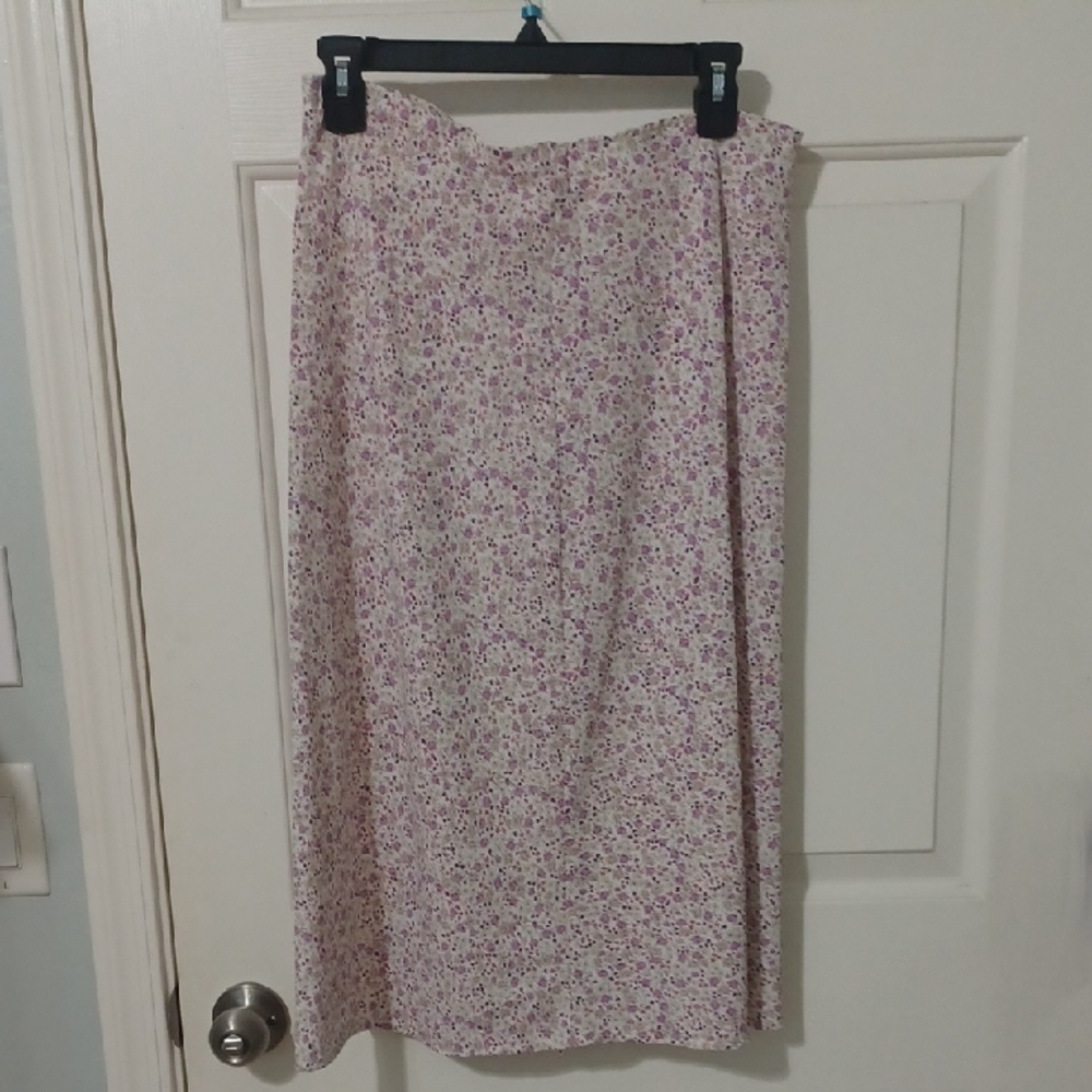 Floral Purple Skirt
